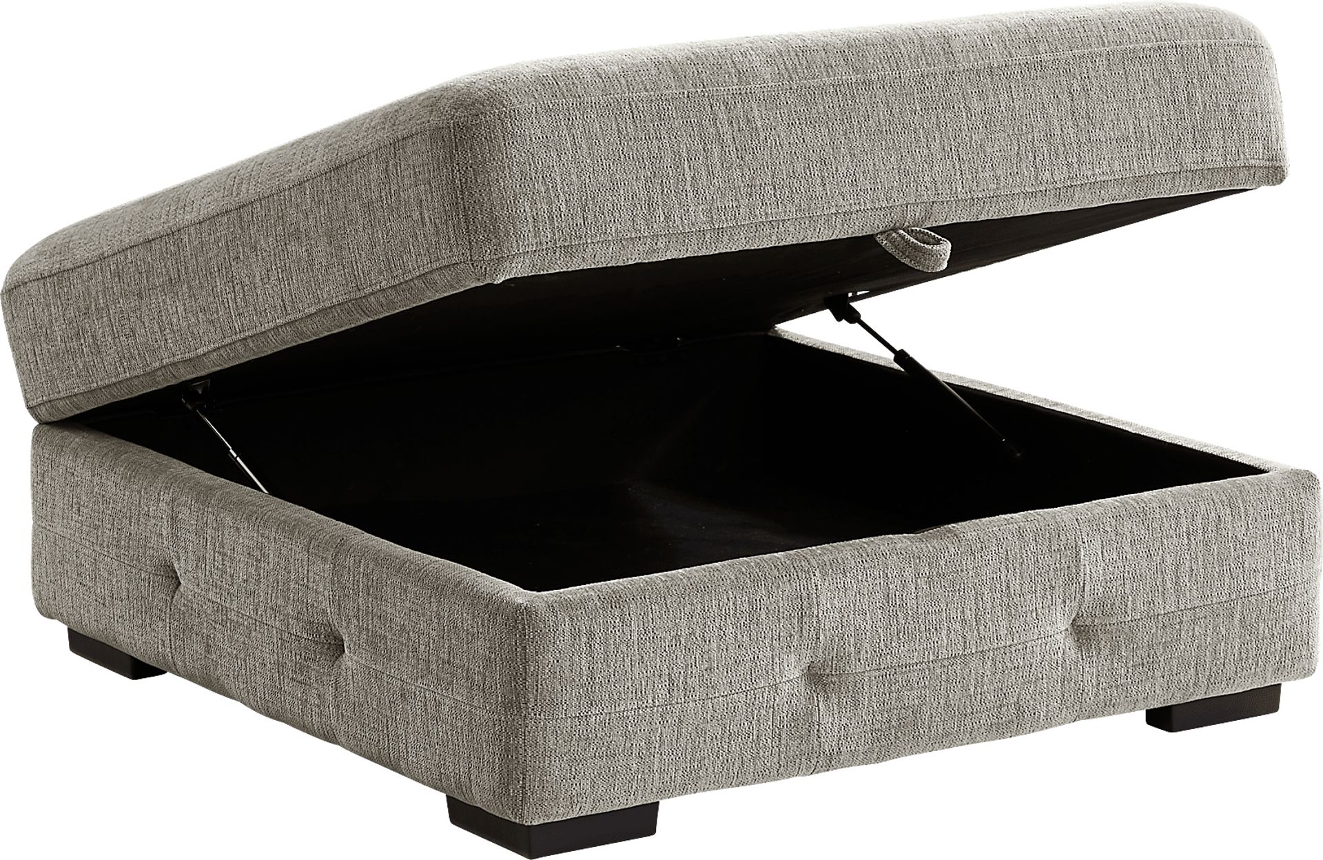 Marcola Mocha Storage Cocktail Ottoman - Image 2