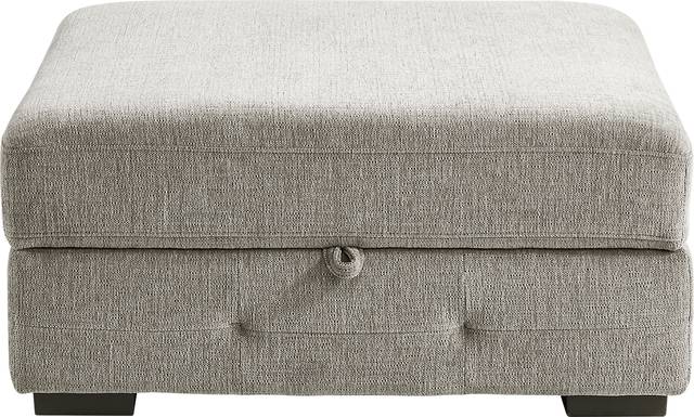 Marcola Mocha Storage Cocktail Ottoman - Thumbnail - Image 3