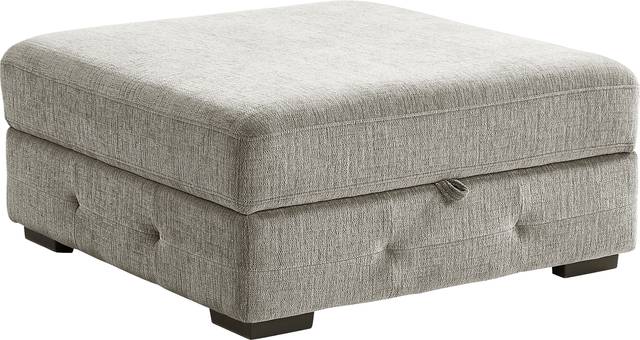 Marcola Mocha Storage Cocktail Ottoman - Thumbnail - Image 1