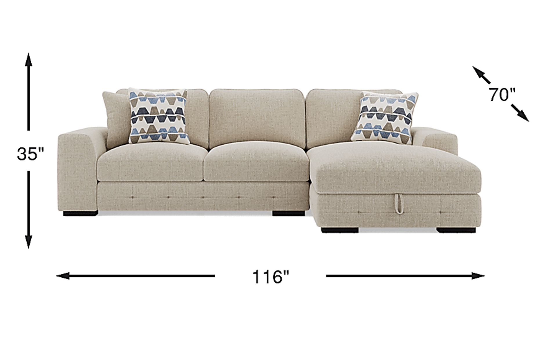 Dimension Image. Please refer to the Dimension Tab on this page for dimension details.