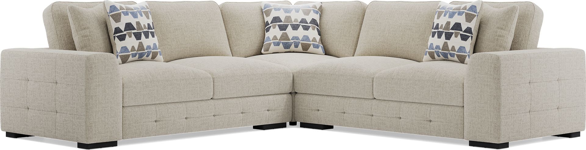 Marcola Sand 3 Pc Sectional - Image 1