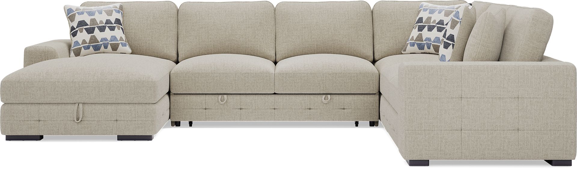 Marcola Sand 4 Pc Sleeper Sectional - Image 3