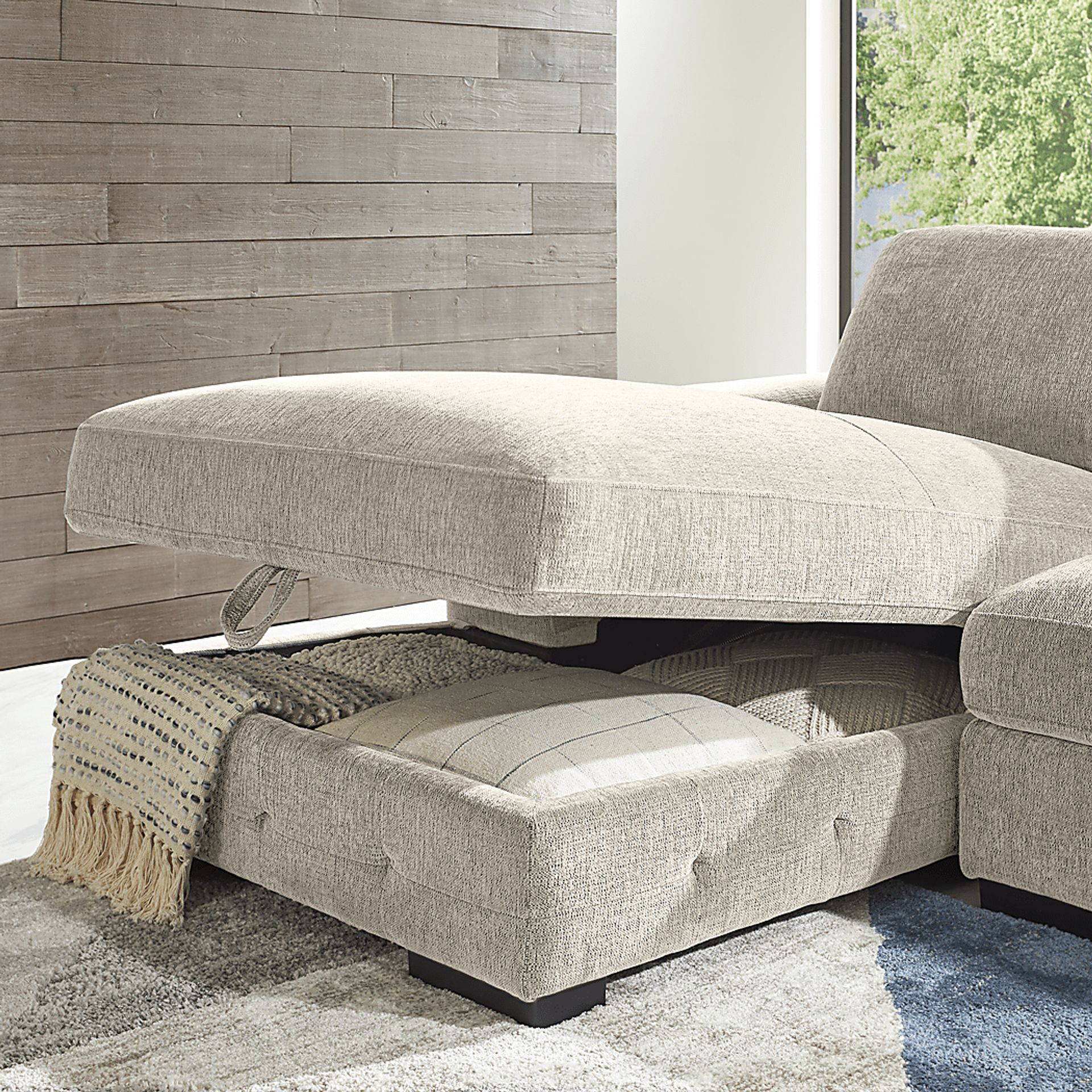 Marcola Sand 4 Pc Sleeper Sectional - Image 4