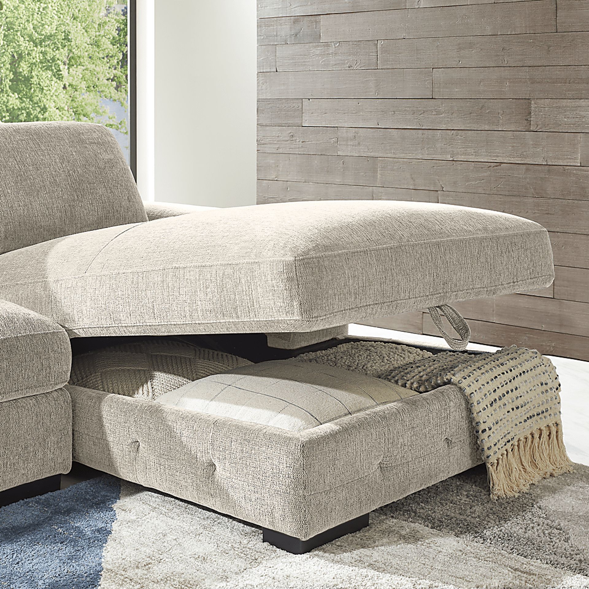 Marcola Sand 4 Pc Sleeper Sectional - Image 4