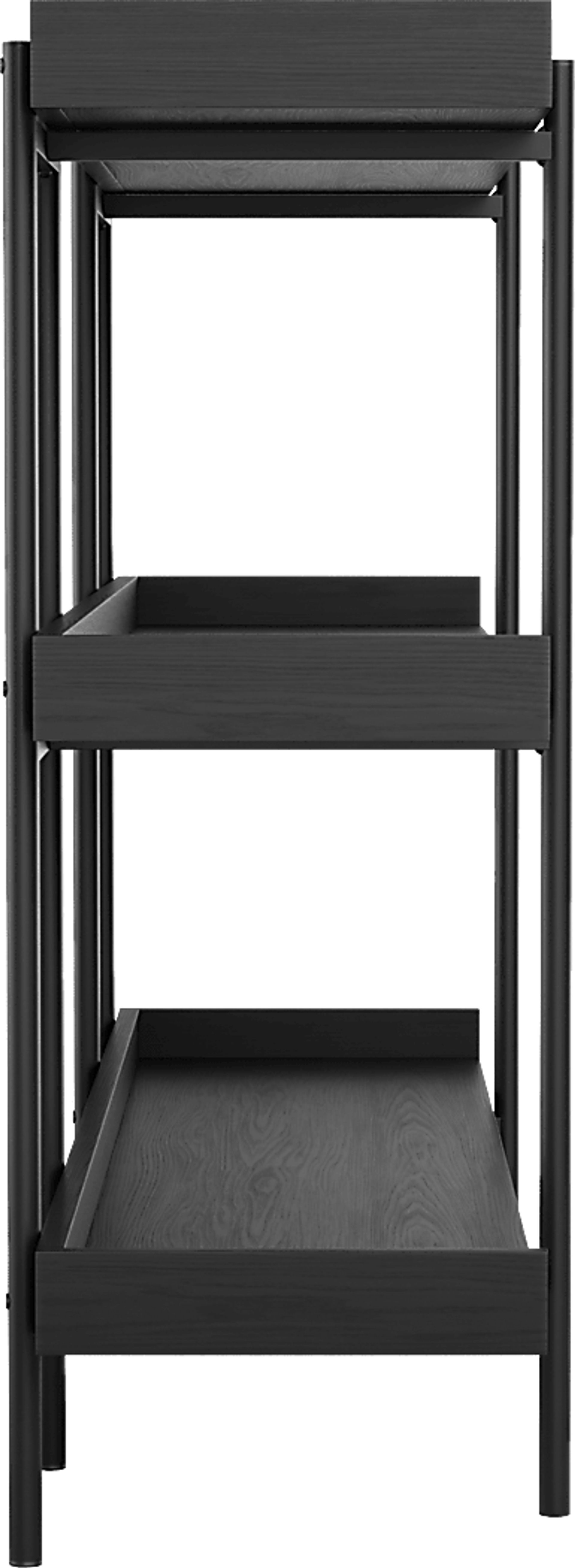 Marek Black Bookshelf - Image 7