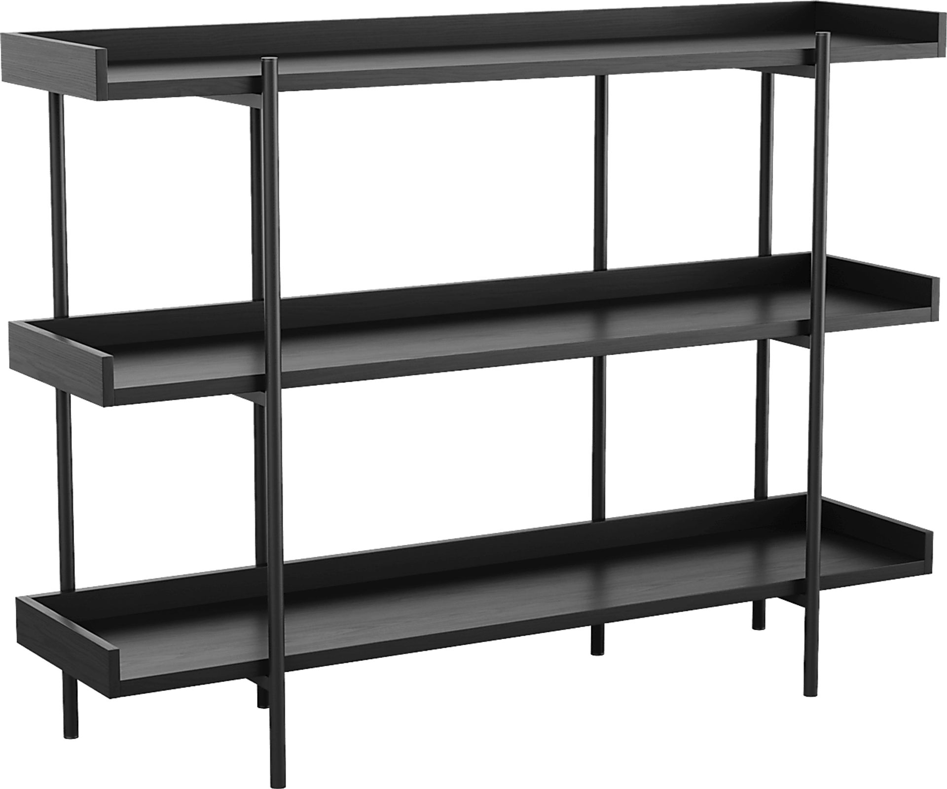 Marek Black Bookshelf - Image 1