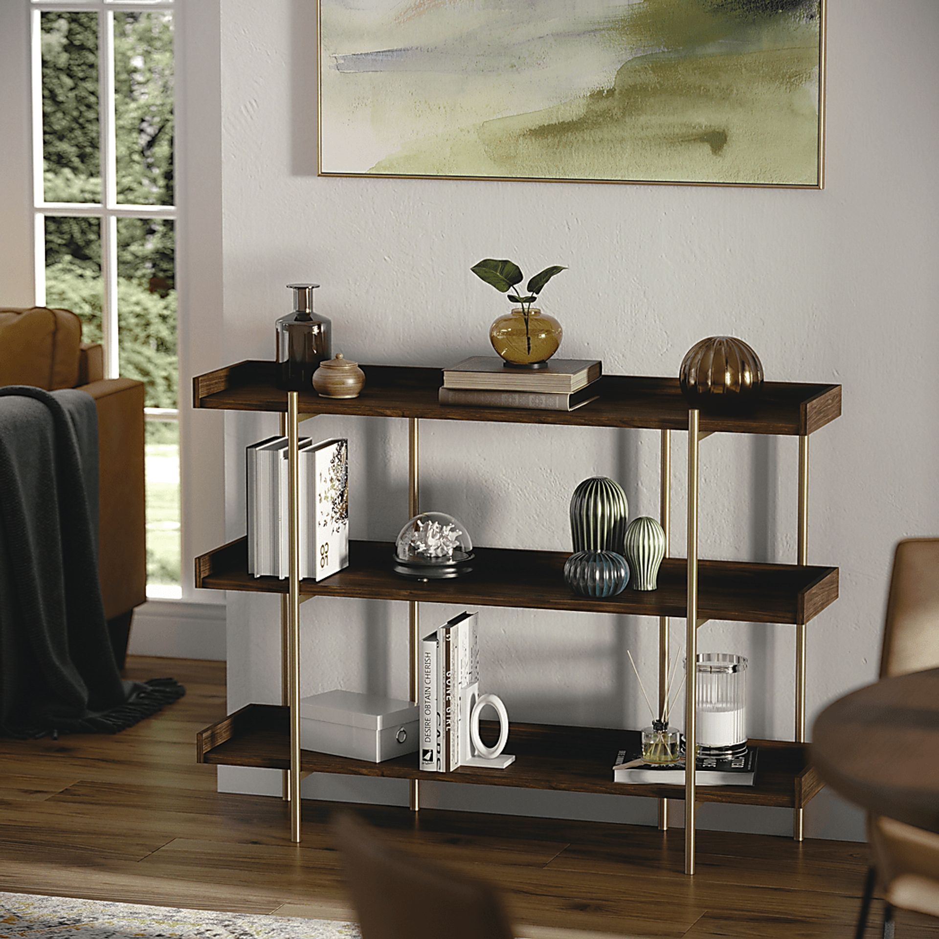 Marek Brown Bookshelf - Image 2
