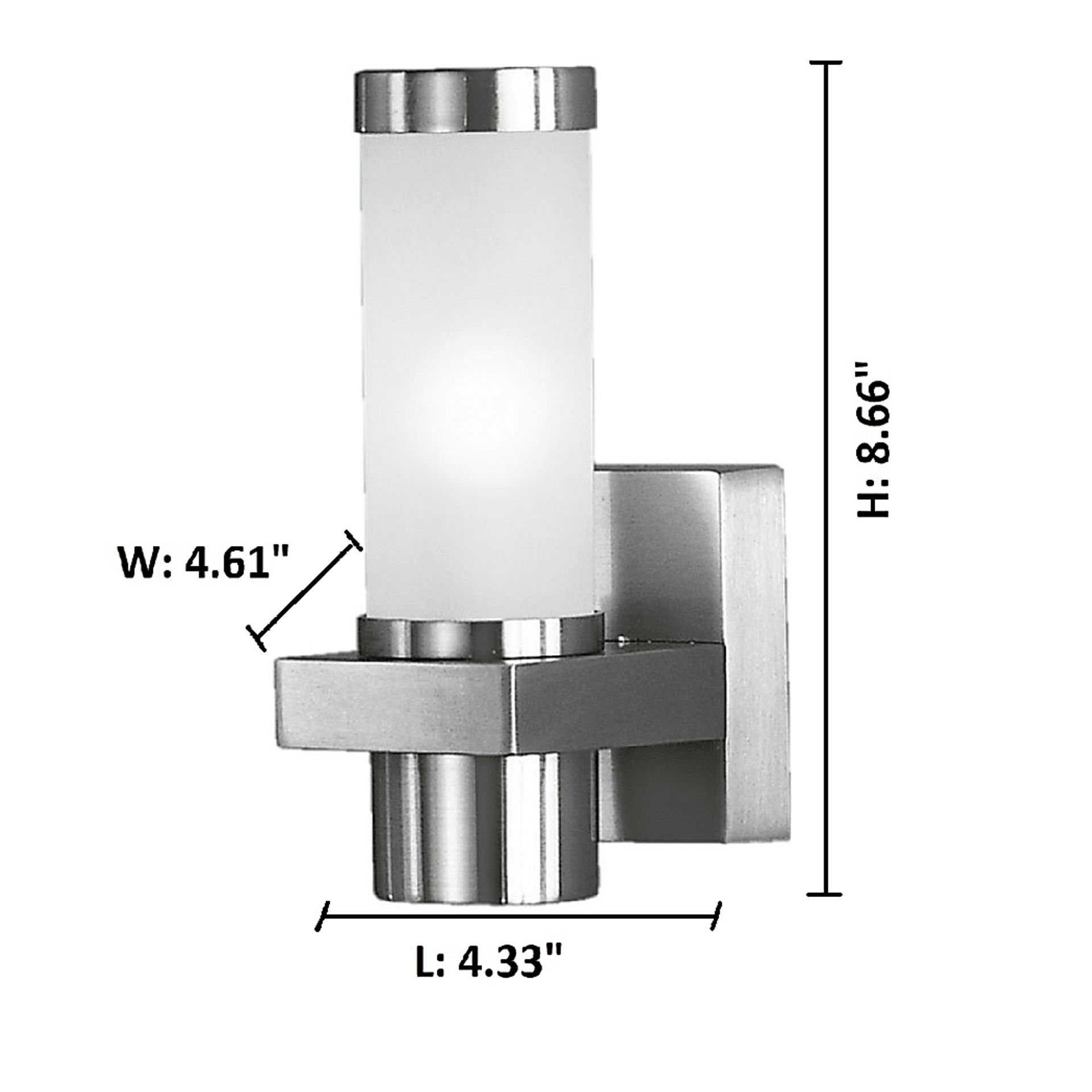 Maren Road Silver Outdoor Sconce - Image 2