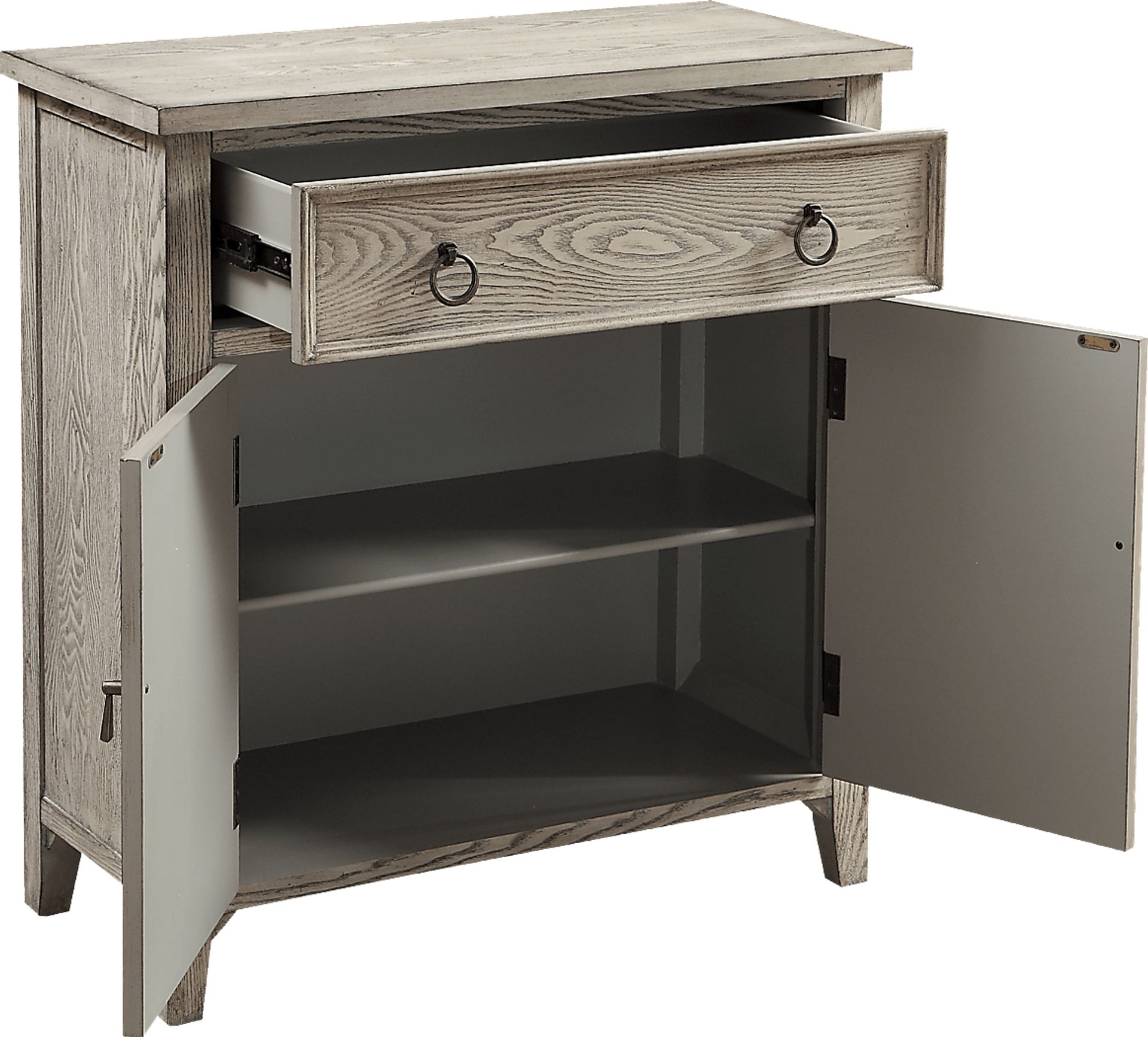 Marfil Beige Two Door Accent Cabinet - Image 3