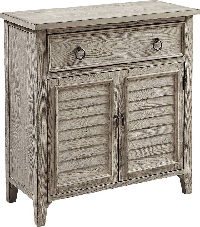 Marfil Beige Two Door Accent Cabinet - Thumbnail - Image 1