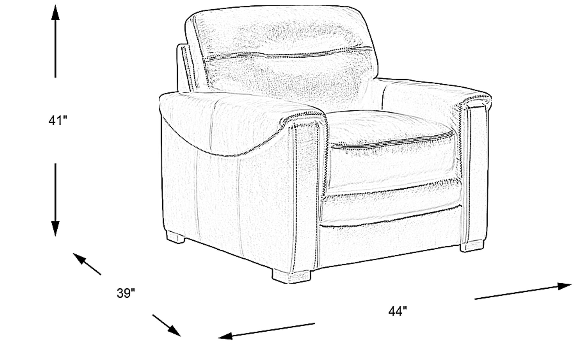 Dimension Image. Please refer to the Dimension Tab on this page for dimension details.