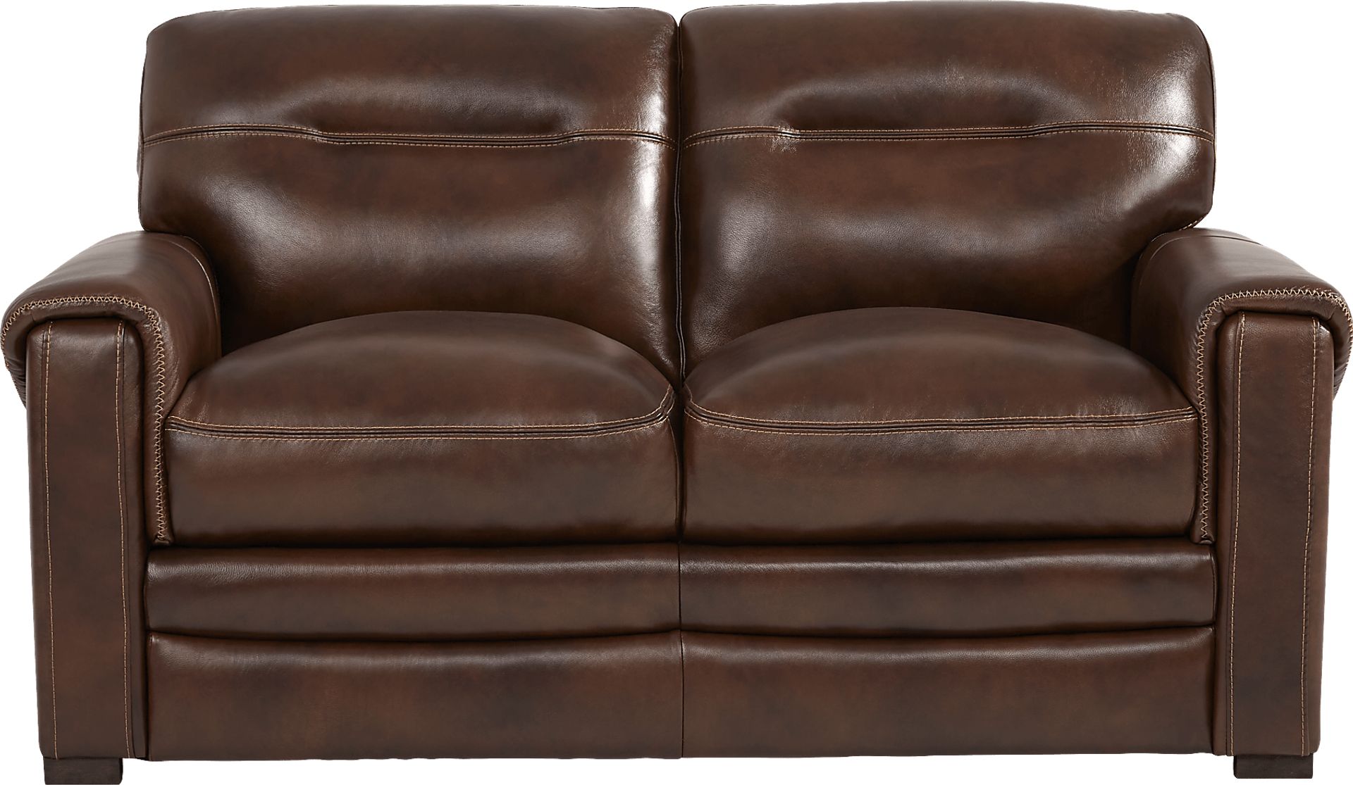 Margallo Brown Leather 5 Pc Living Room - Image 6