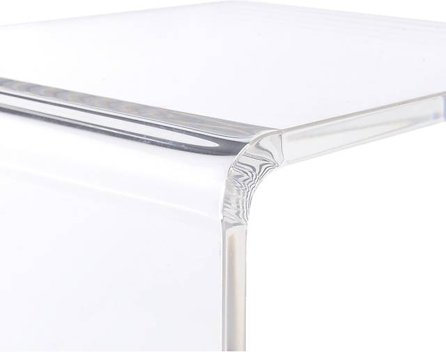 Margarette Clear Rolling Accent Table - Thumbnail - Image 5