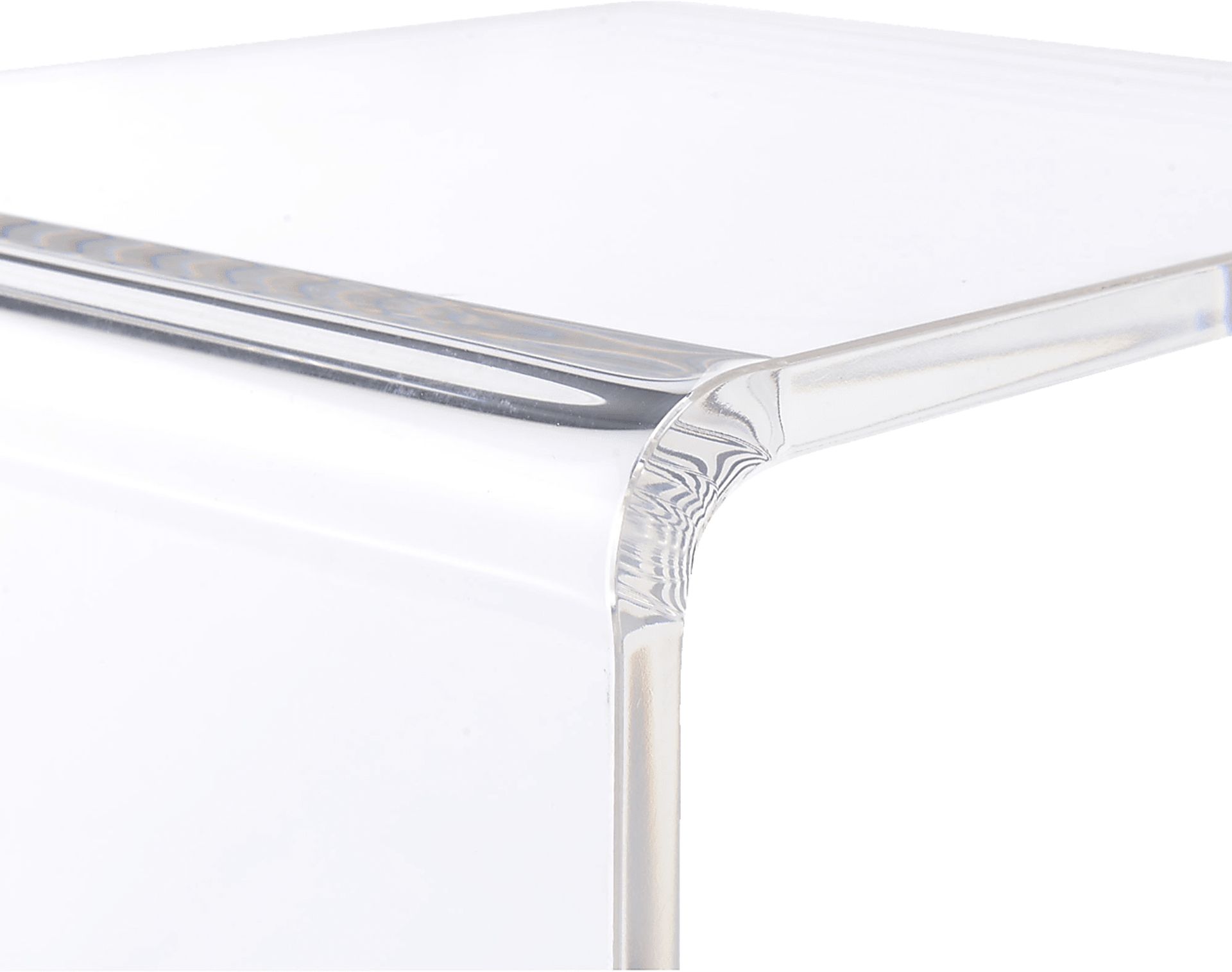 Margarette Clear Rolling Accent Table - Image 5