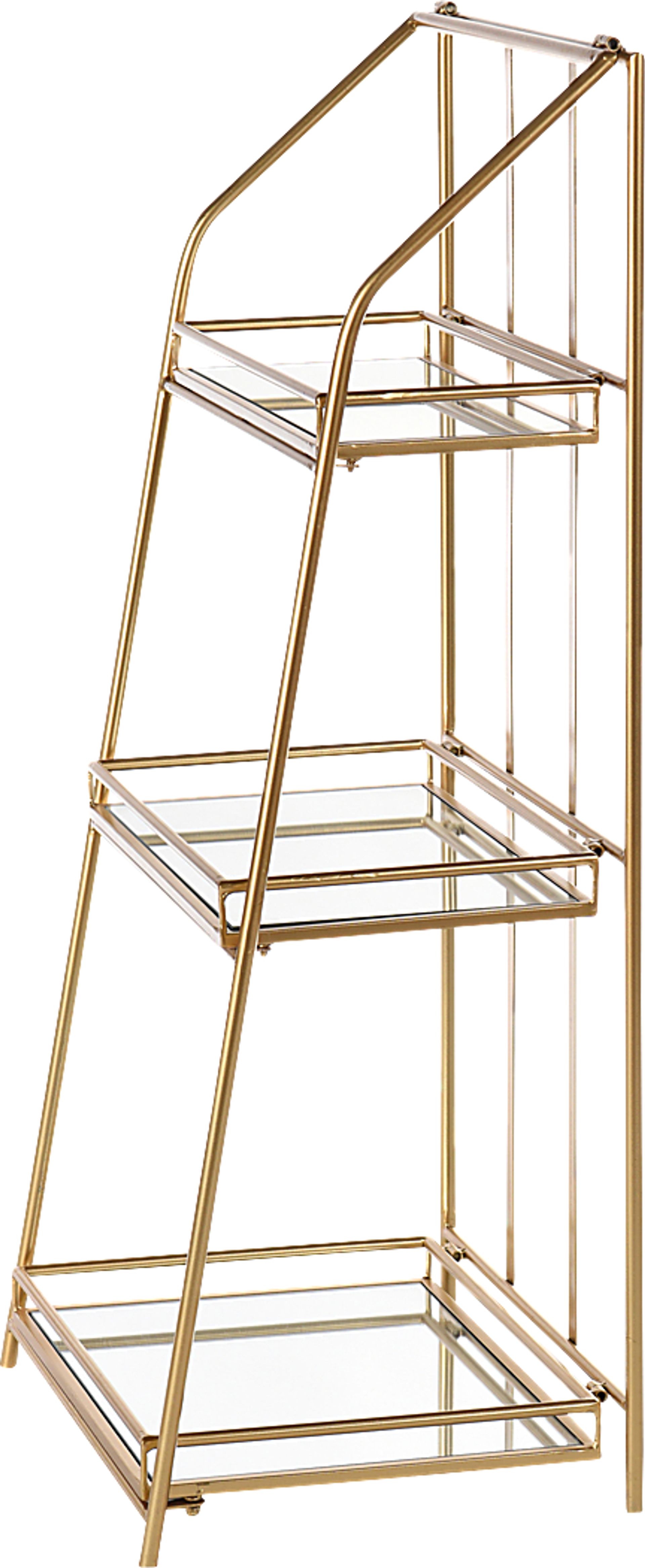 Margatha Gold Bookcase - Image 2