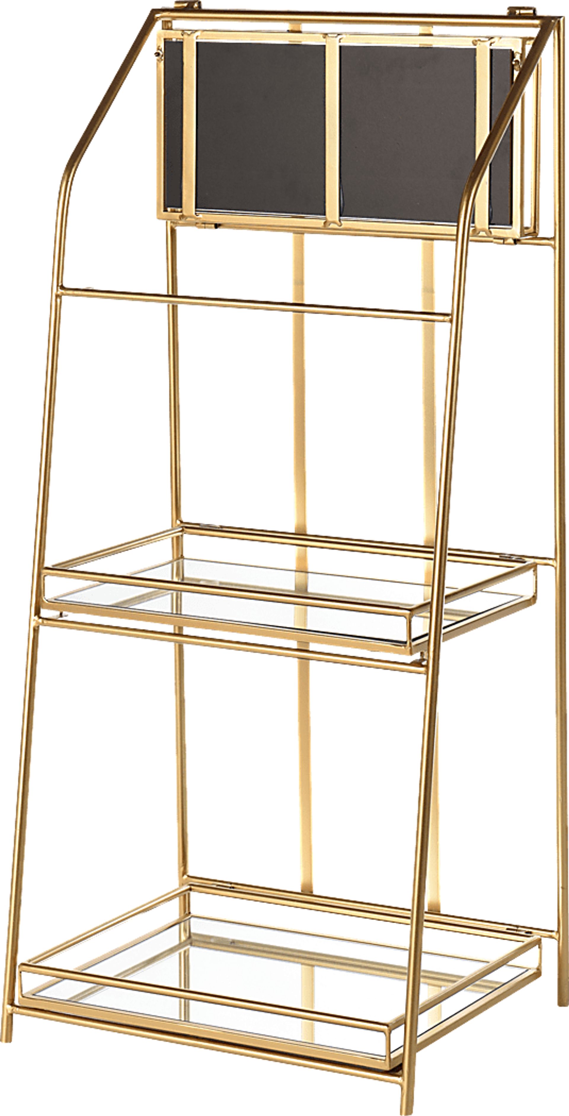 Margatha Gold Bookcase - Image 3