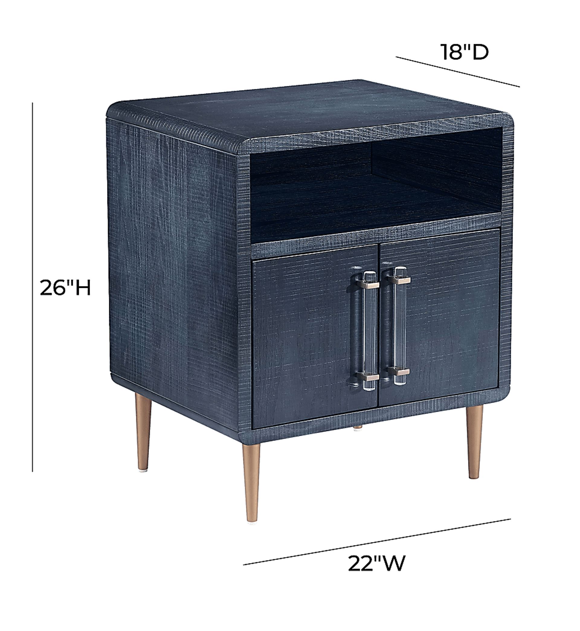 Margot Ren Blue Nightstand - Image 9