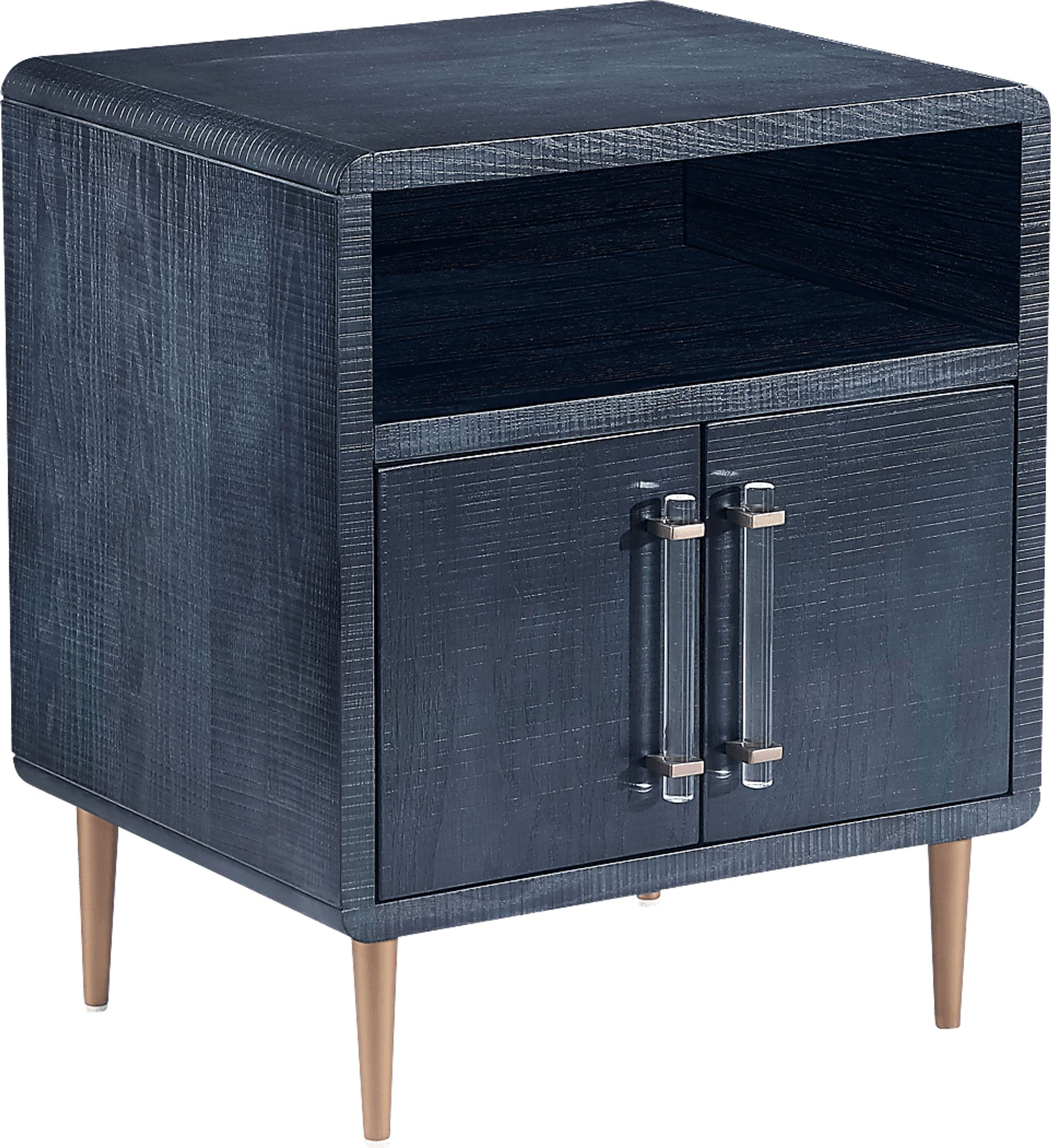 Margot Ren Blue Nightstand - Image 1