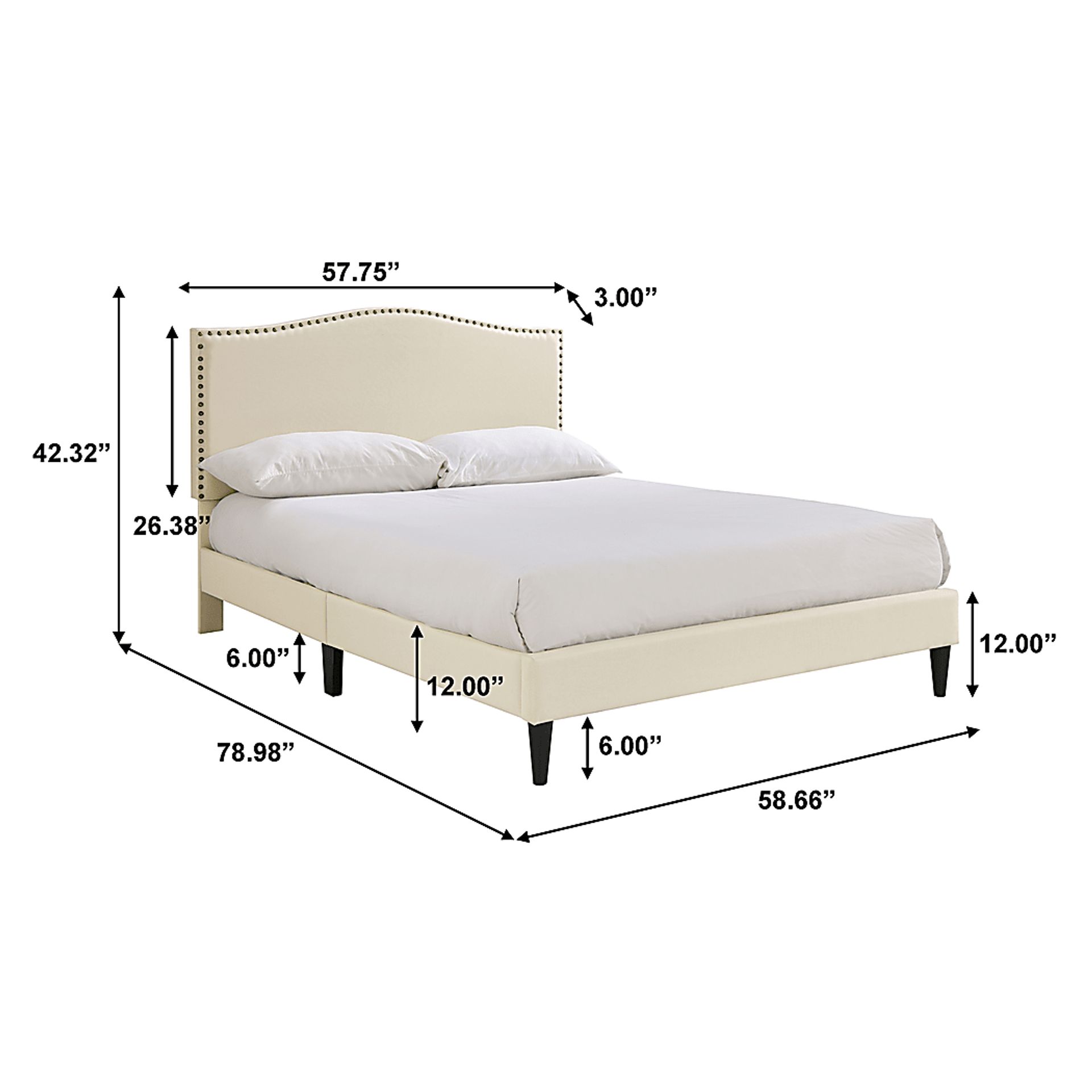 Margrove Beige Full Bed - Image 9
