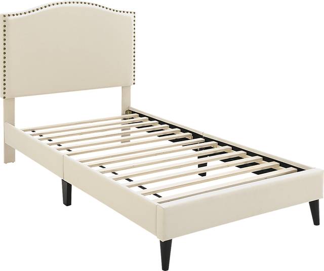 Margrove Beige Twin Bed - Thumbnail - Image 4