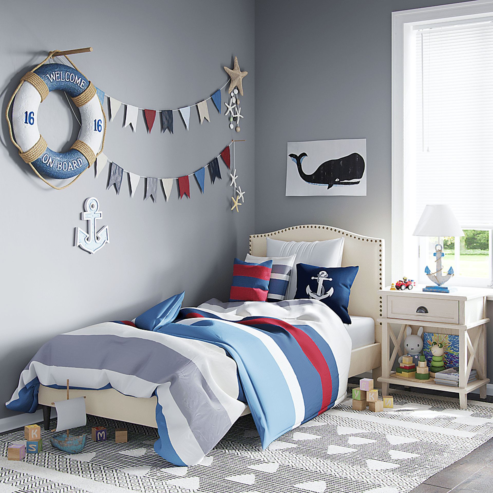 Margrove Beige Twin Bed - Image 8