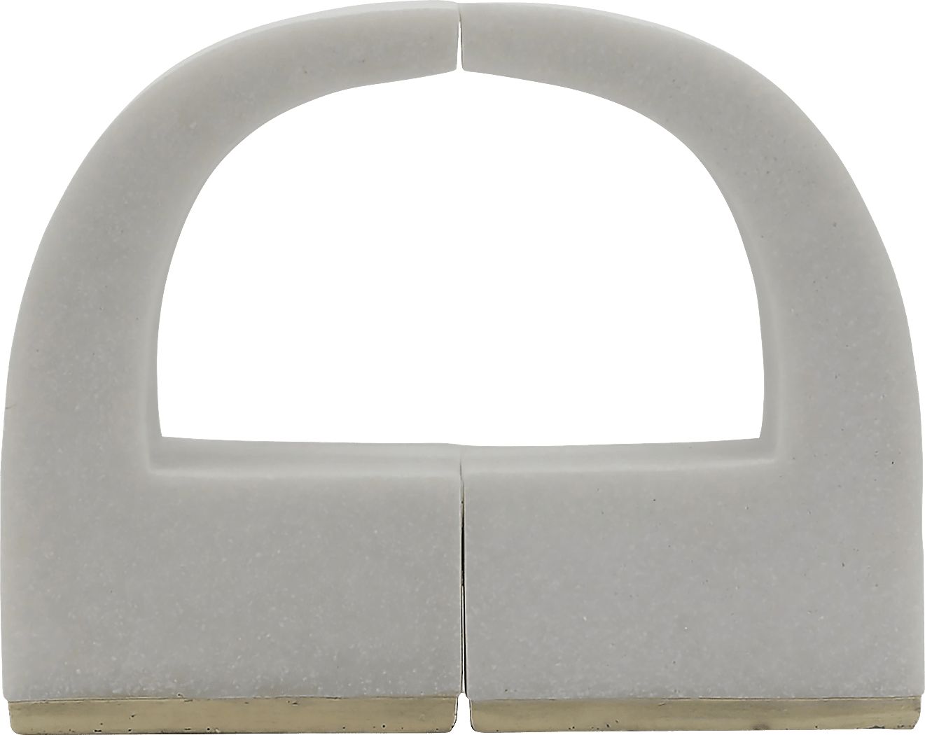 Marguerita White Bookend, Set of 2