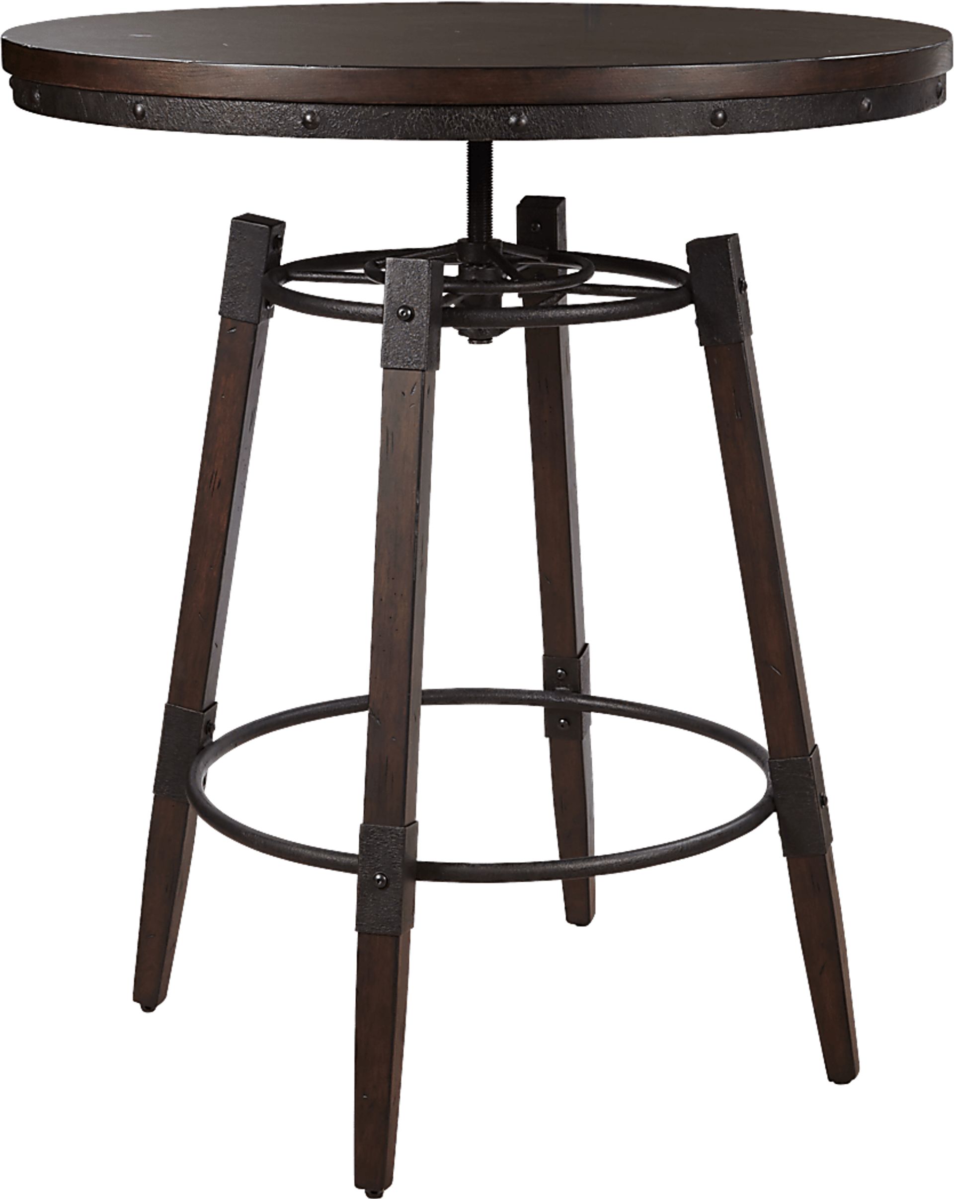 Marham Brown Bar Height Table - Image 1