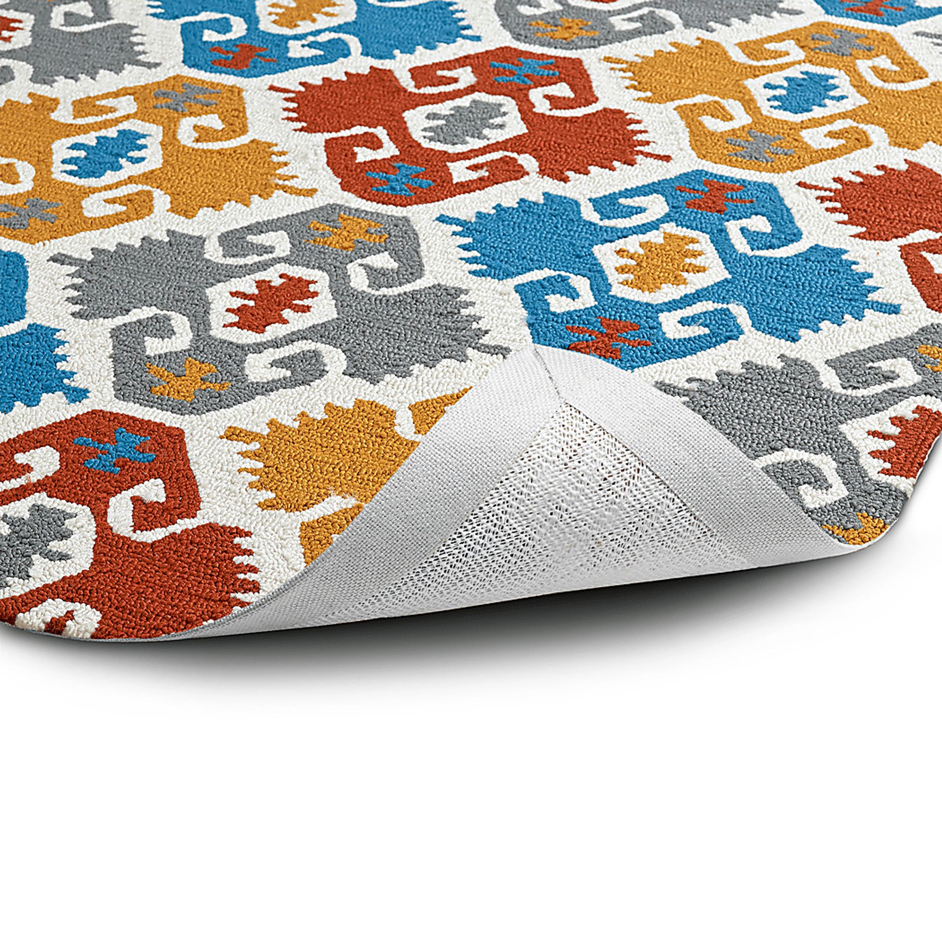 Marianello Brown 7'9 x 7'9 Indoor/Outdoor Rug - Image 2