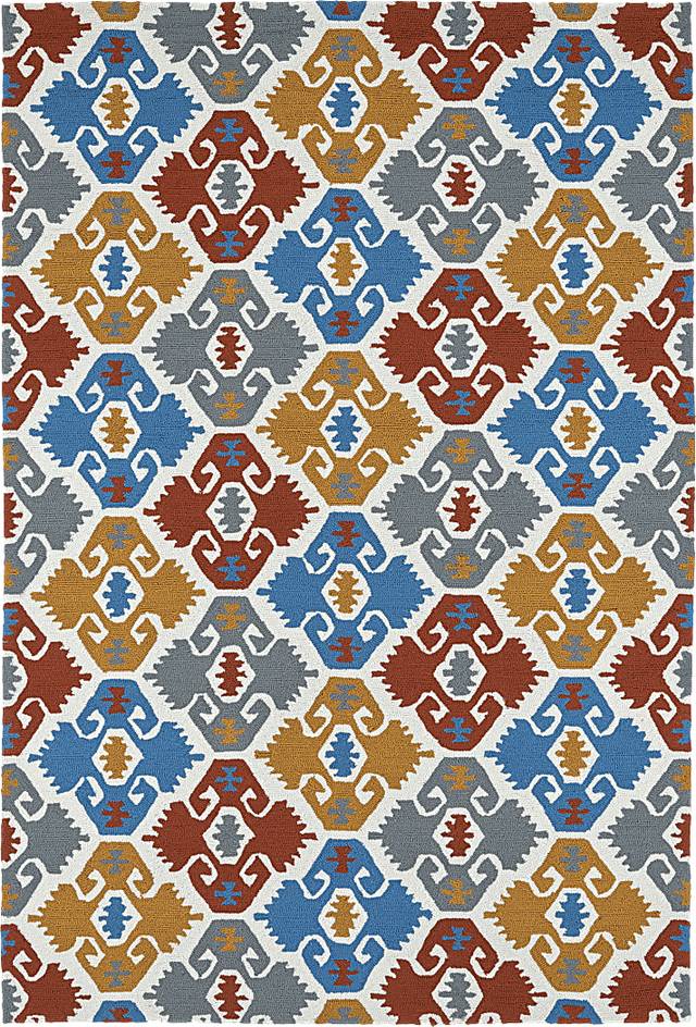 Marianello Brown 7'9 x 7'9 Indoor/Outdoor Rug - Thumbnail - Image 1