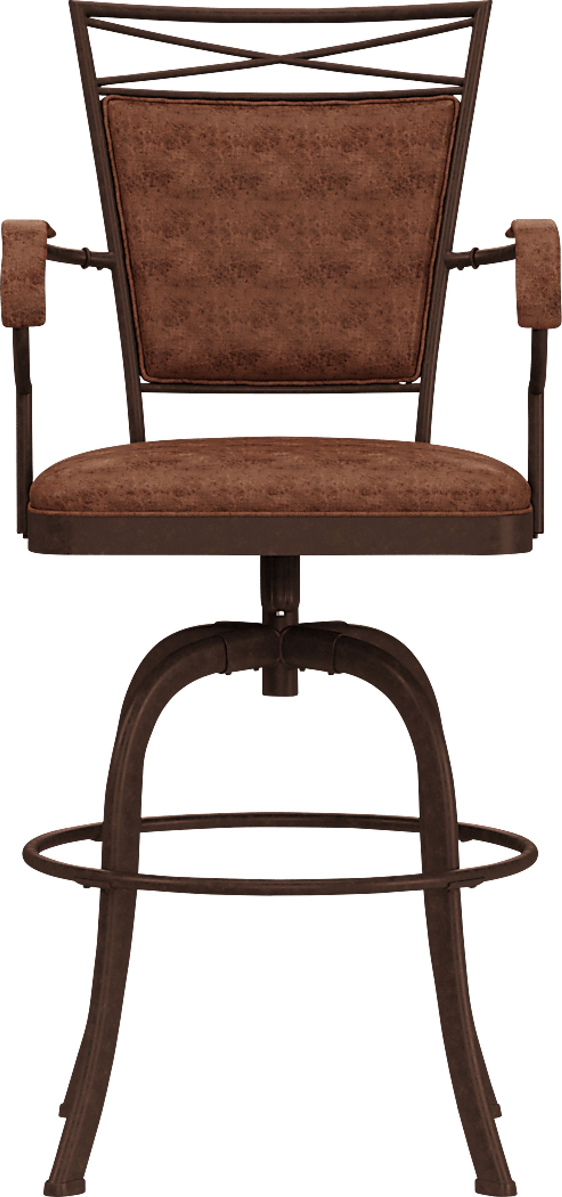 Mariealain Brown Swivel Barstool - Image 2