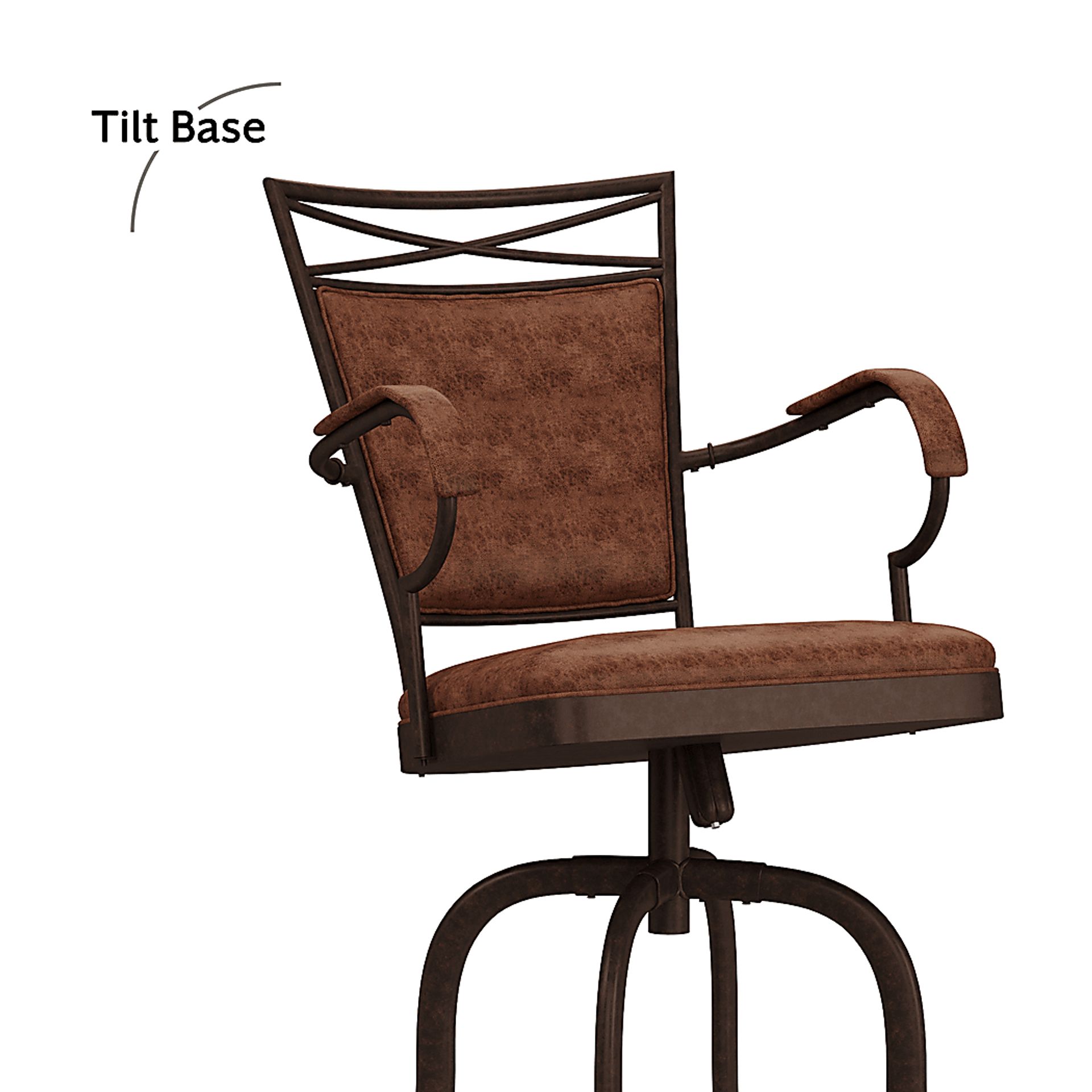 Mariealain Brown Swivel Counter Height Stool - Image 13