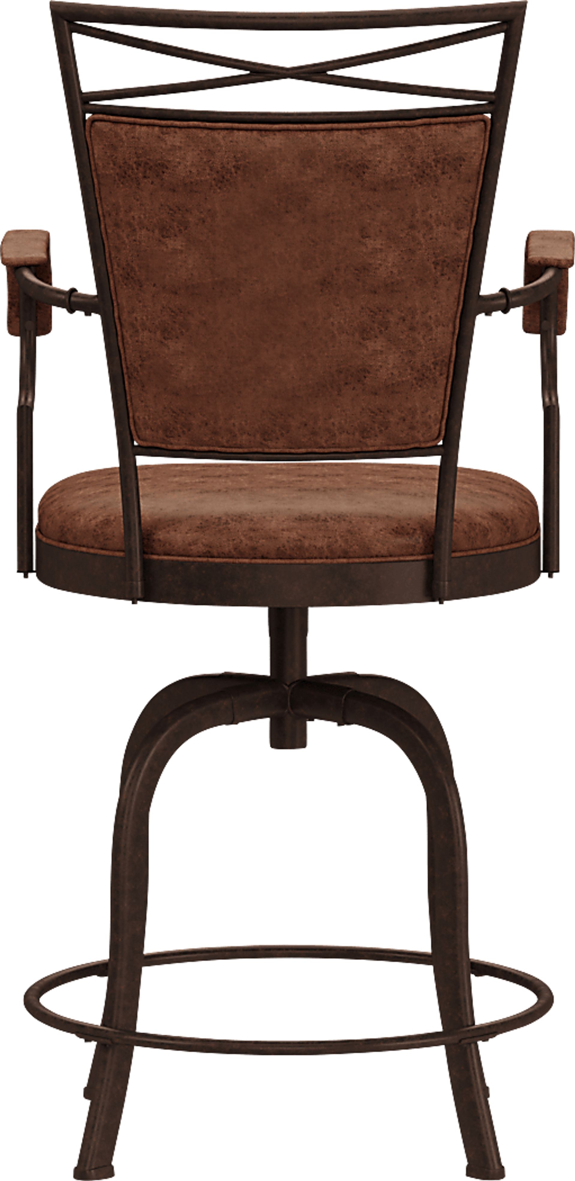 Mariealain Brown Swivel Counter Height Stool - Image 4