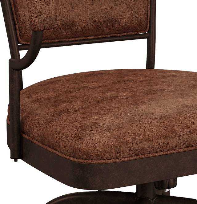Mariealain Brown Swivel Counter Height Stool - Thumbnail - Image 6
