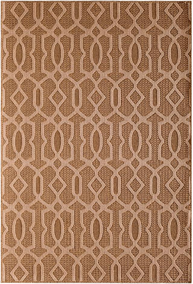 Mariel Brown 6'7 x 9'6 Indoor/Outdoor Rug - Thumbnail - Image 1