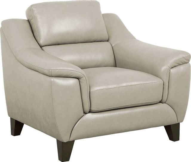 Marielle Bone Leather Chair - Thumbnail - Image 1