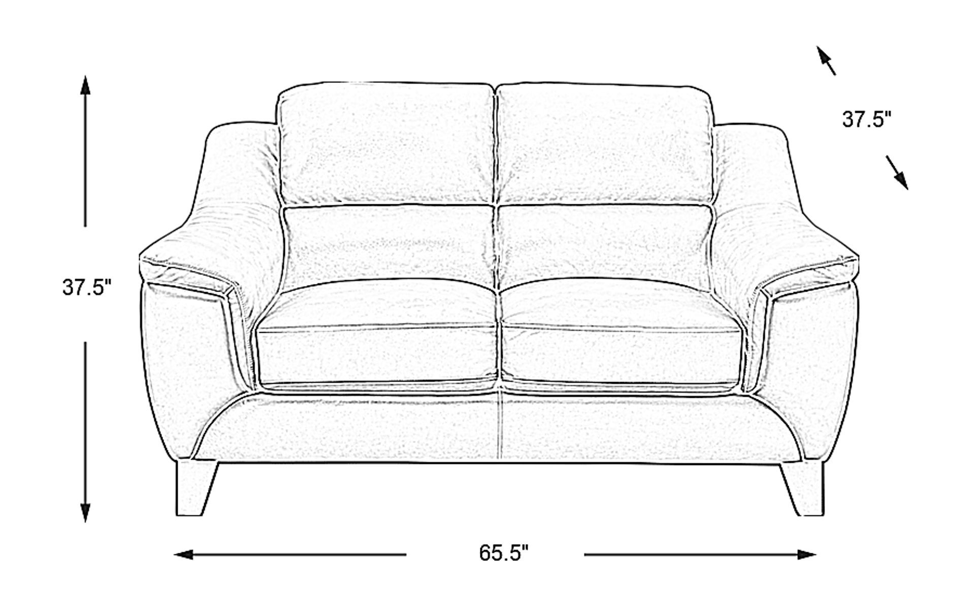 Dimension Image. Please refer to the Dimension Tab on this page for dimension details.