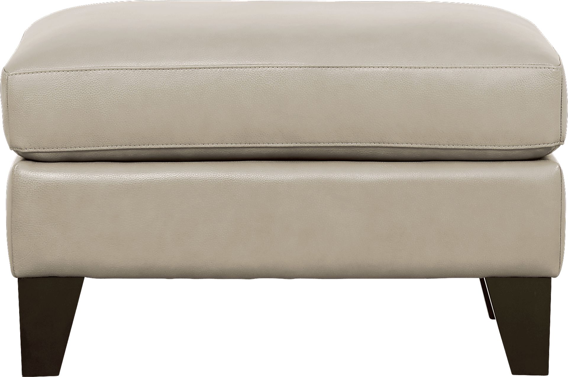 Marielle Bone Leather Ottoman - Image 2