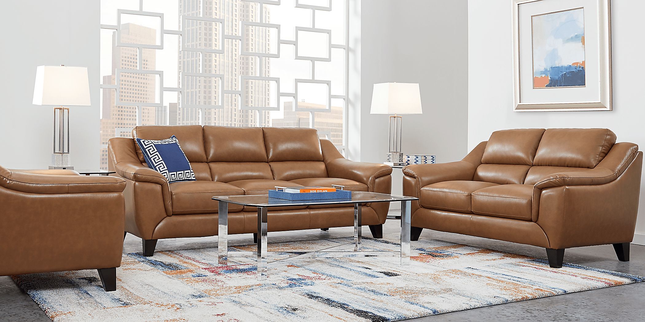 marielle leather pc living room