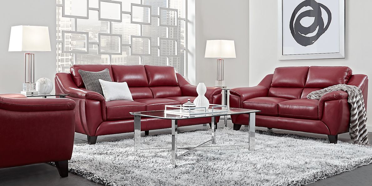 marielle gray leather living room