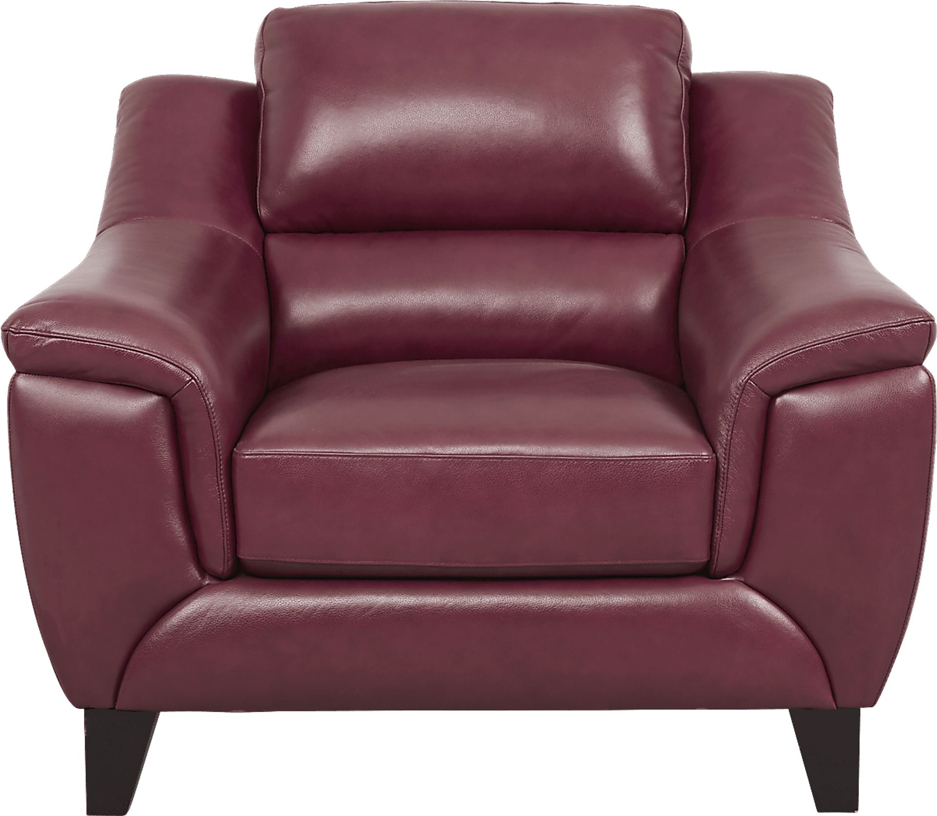 Marielle Red Leather Chair - Image 2