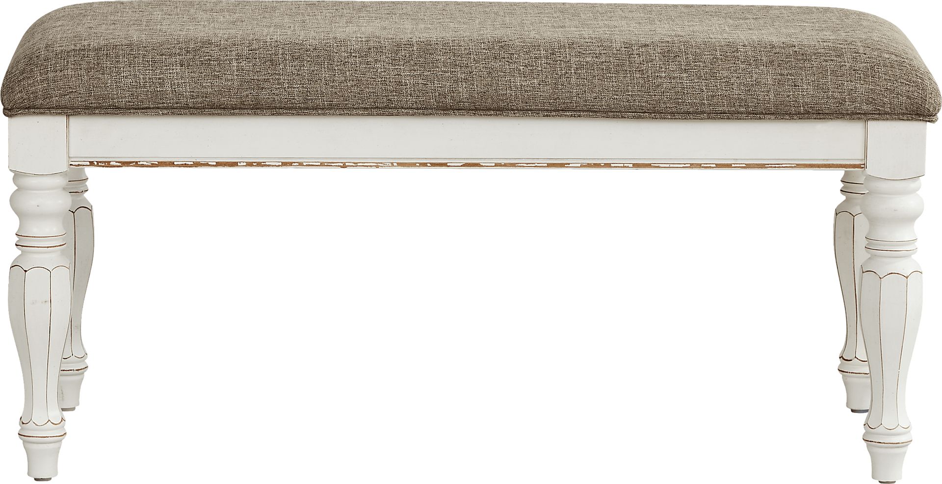 Marien Park White Bench - Image 2