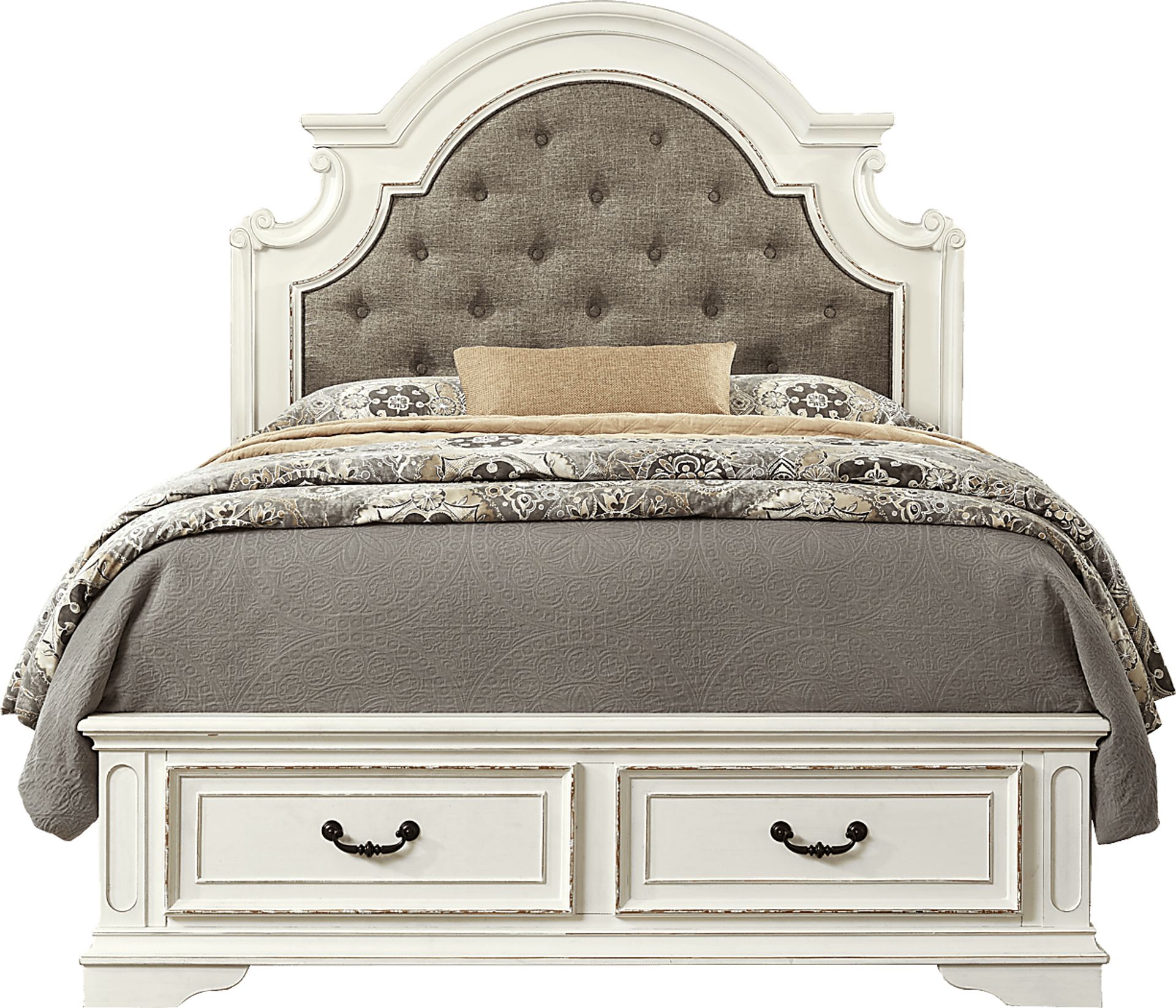 Marien Park White 5 Pc Queen Storage Bedroom - Image 2