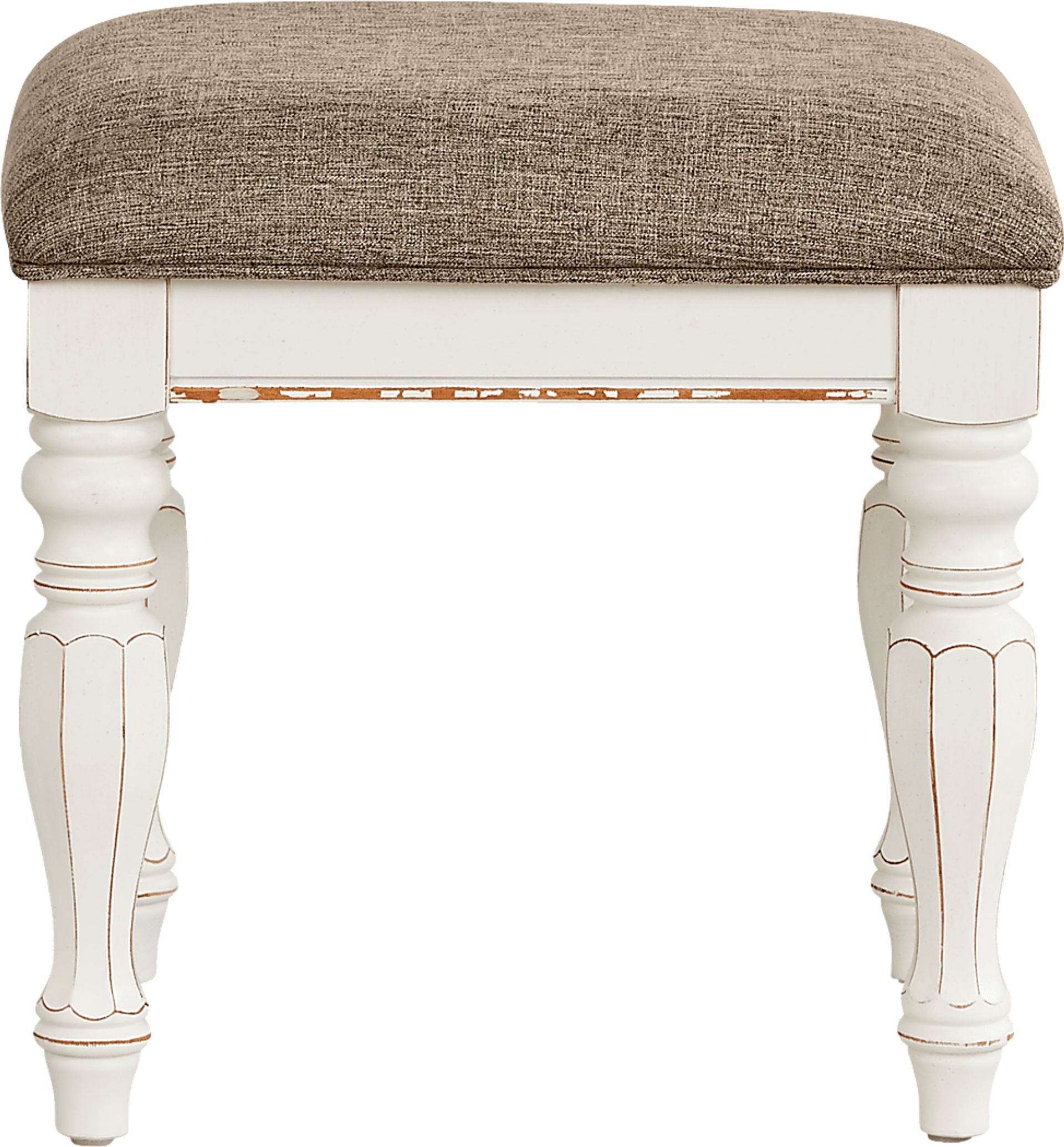 Marien Park White Vanity Stool - Image 2