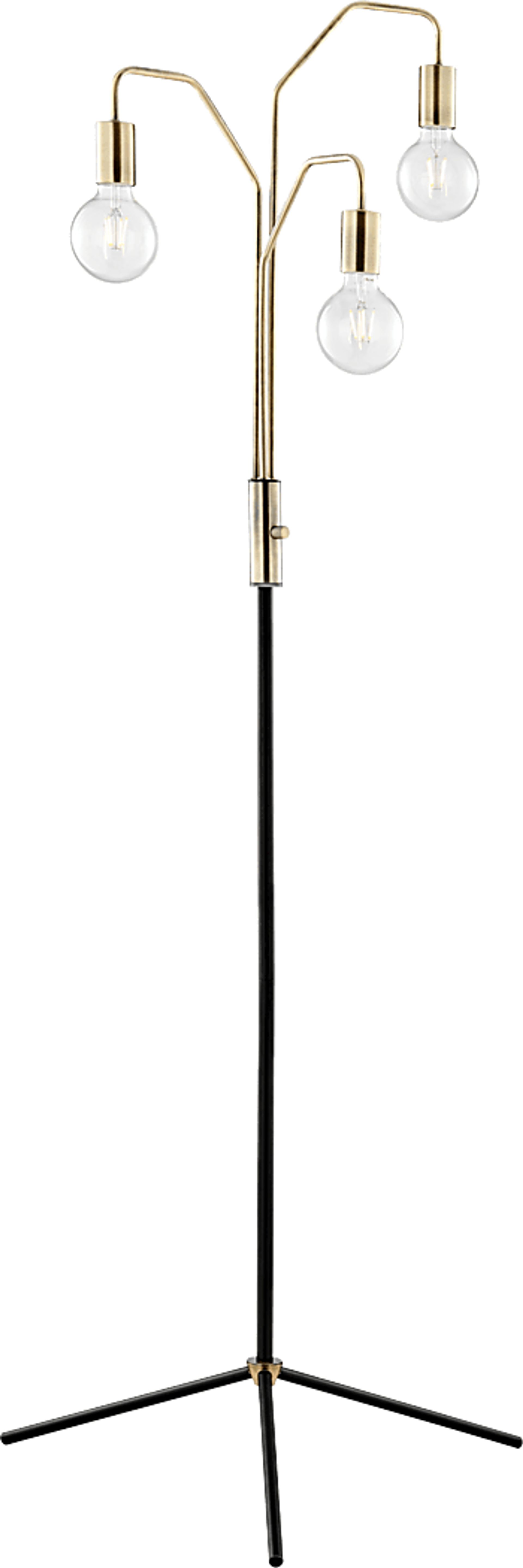 Marietta Post Black Floor Lamp - Image 1