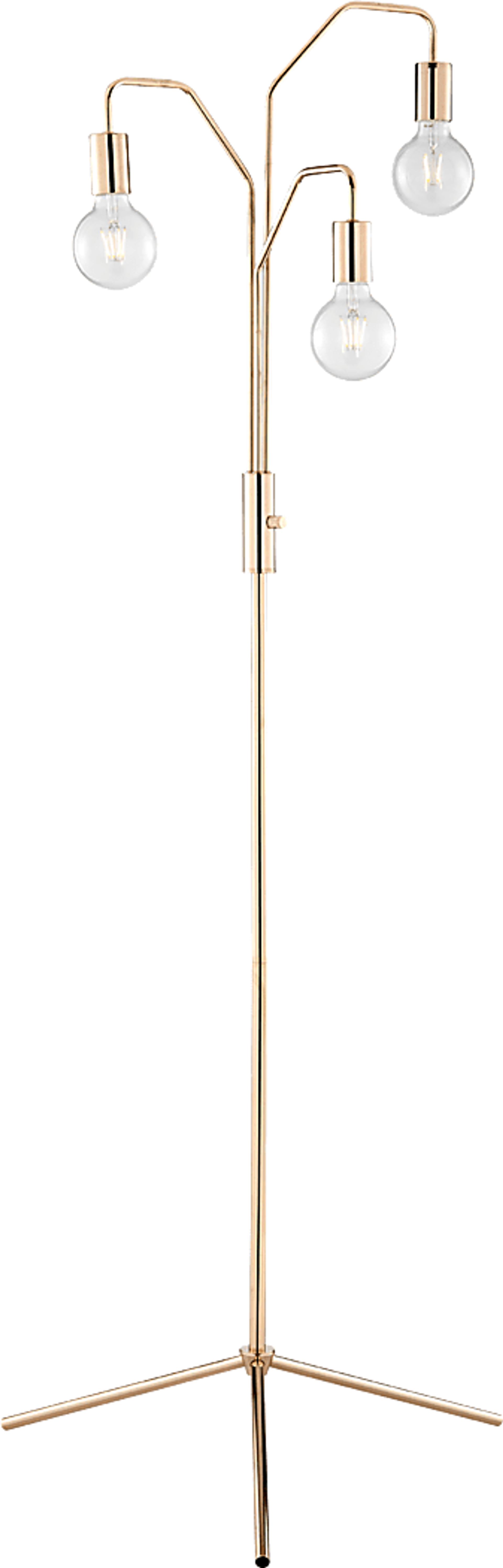 Marietta Post Gold Floor Lamp - Image 1