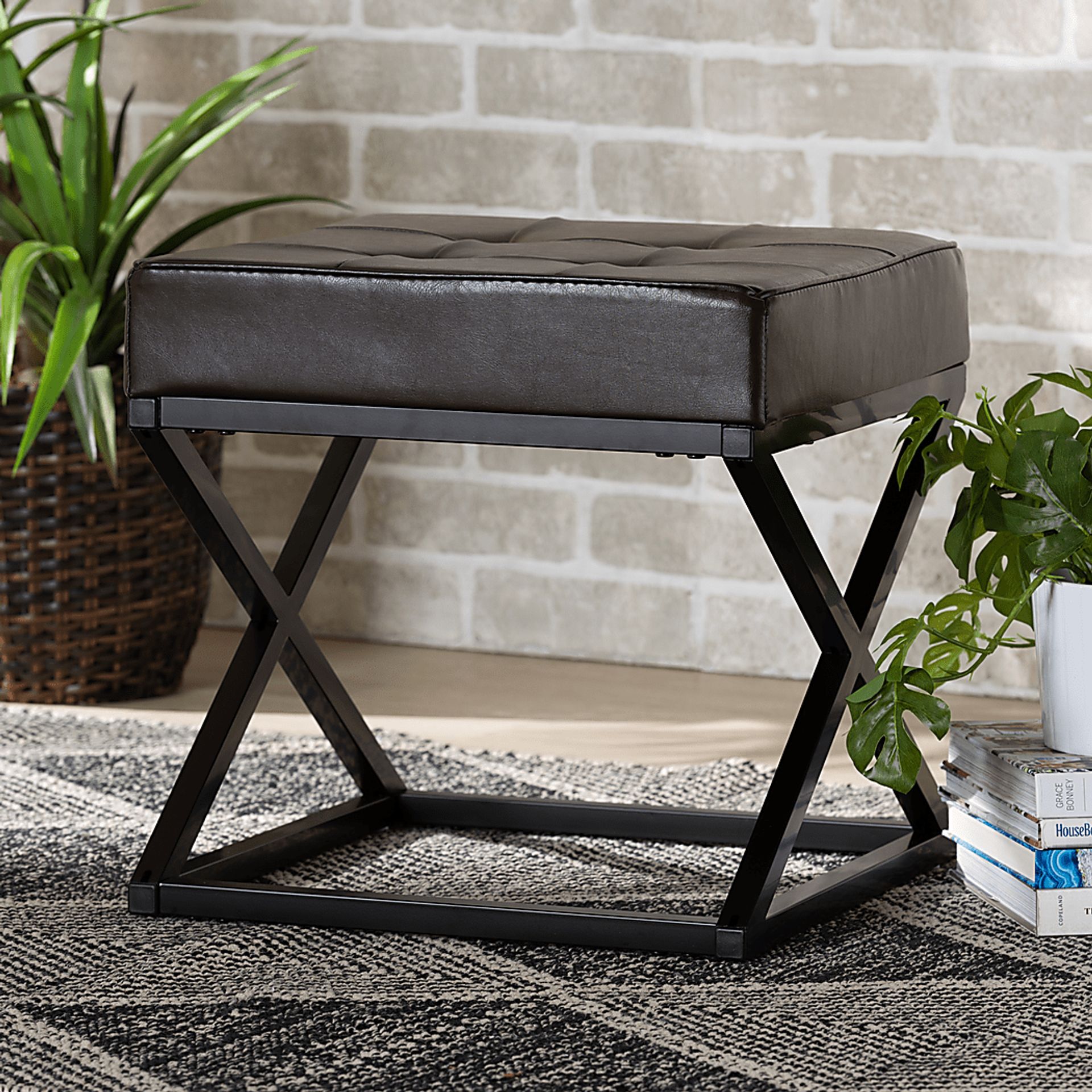 Marigny Dark Brown Stool - Image 5