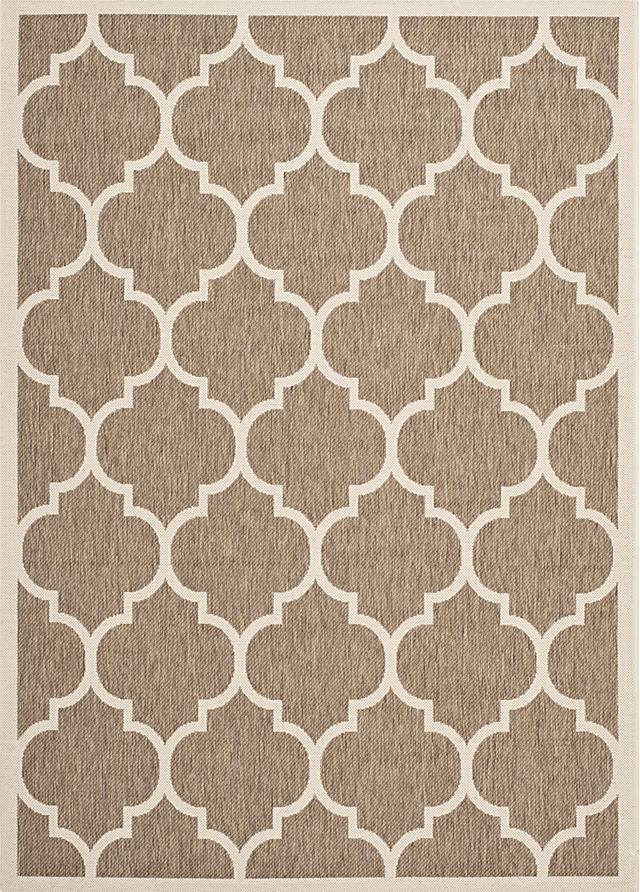 Marilina Camel 6'7 x 9'6 Indoor/Outdoor Rug - Thumbnail - Image 1