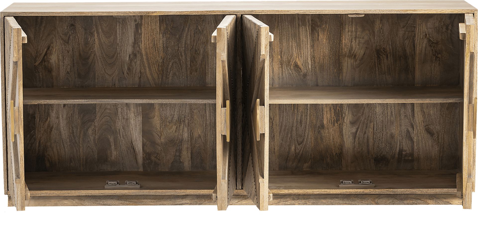 Marimont Brown 4 Door Credenza - Image 2
