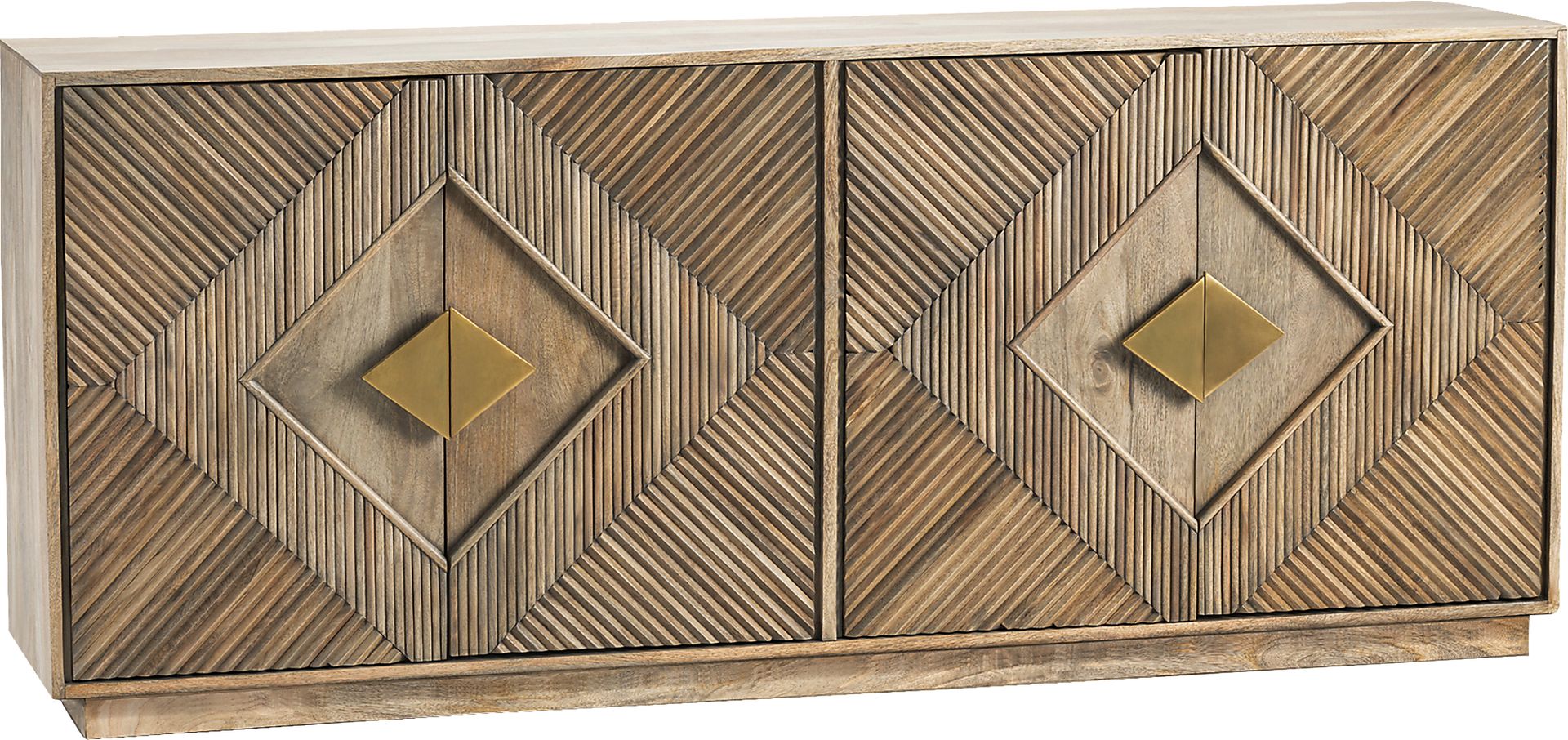 Marimont Brown 4 Door Credenza - Image 3