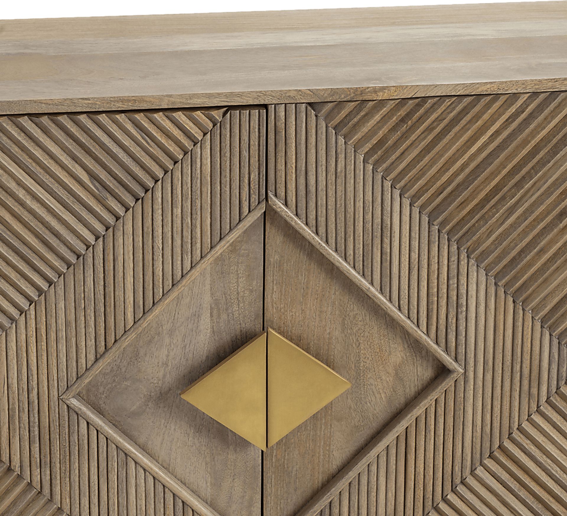 Marimont Brown 4 Door Credenza - Image 4